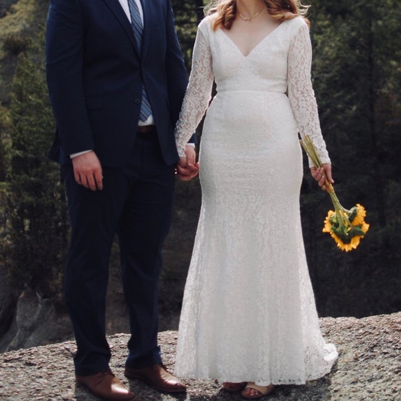 lulus white wedding dress